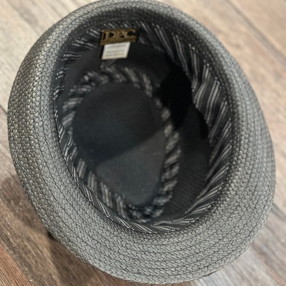 DPC DORFMAN PACIFIC CO gray‎ Fedora woven Hat Size M Medium, GUC - Picture 3 of 4